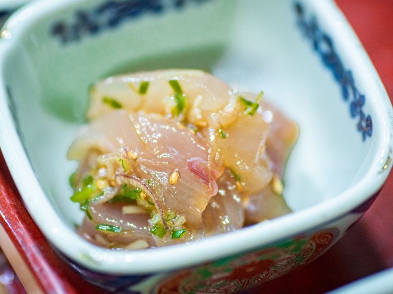 旬魚の特製なめろう